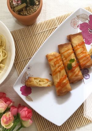Foto resep Lumpia Spaghetti Carbonara