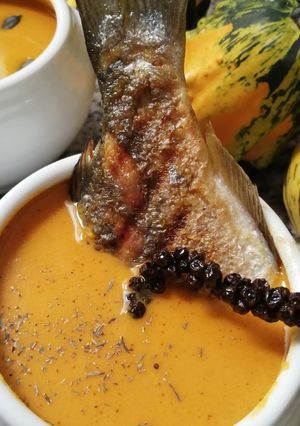 A picture of Bouillabaisse with Black Jack Little Squash.
