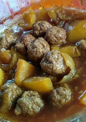 Foto resep Semur Bola Daging Sapi ala Epin #KitaBerbagi