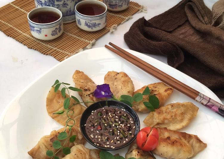 Resep Gyoza Ayam dan Udang Anti Gagal