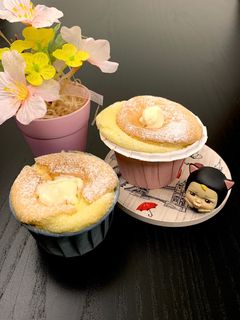 戚風杯子蛋糕 的食譜成品照片