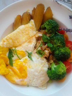 🌱春天烹飪趣🌸蔴油鷄蛋蔬食燕麥 的食譜成品照片