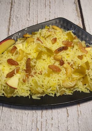 আপেলী পোলাও(apple pulao recipe in Bengali) রেসিপির প্রধান ছবি