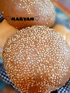 عکسی از دستور نان همبرگر سبوس دار🍔