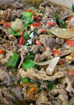 Foto resep Beef Slice pedas