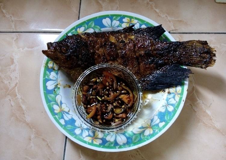 Langkah Mudah untuk Membuat Gurami bakar pedas manis🤣 yang Bisa Manjain Lidah