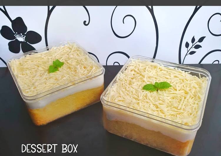 Cara memasak Tres Leches / Milk Bath Cake Dessert Box , Bisa Manjain Lidah