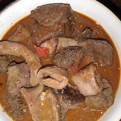 A picture of Offal pepper soup.