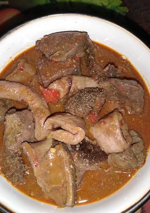 A picture of Offal pepper soup.