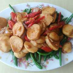 รูปของ Baby Buncis Siram Baso Ikan
