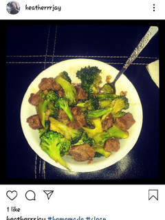 A picture of Beef& Broccoli.