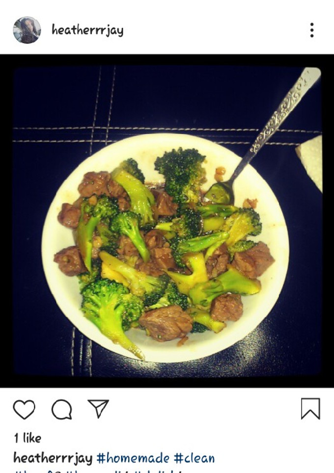 A picture of Beef& Broccoli.