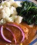 Pollo almendrado saludable