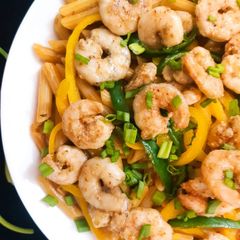 Periperi Prawn Pasta A picture of Periperi Prawn Pasta.