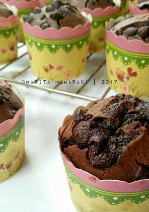 Foto resep Double Chocolate Muffin - Gluten Free