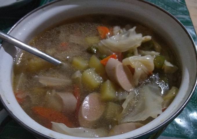 Sayur Sop Sosis Bening