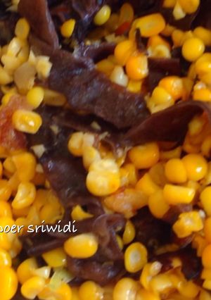 Foto resep Oseng jagung jamur kuping