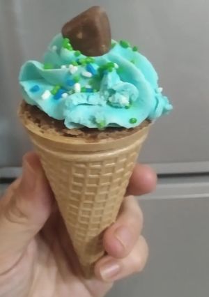 Φωτογραφία της συνταγής Cup cakes σε χωνάκια