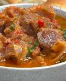 Sopa de Rabo de Boi com Pimenta