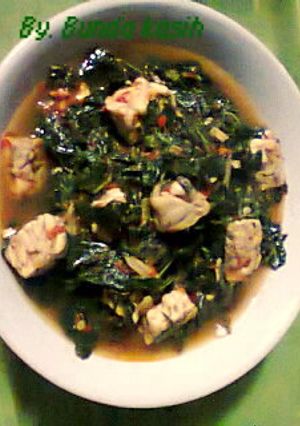 Foto resep Tumis daun singkong rencah tempe