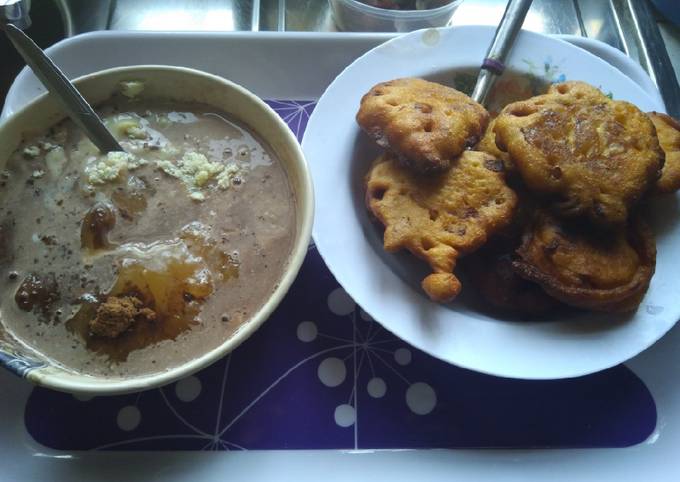 Recipe of Super Quick Home made Akara(beans cake) with custard. #Abuja