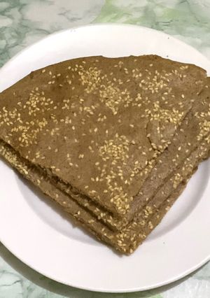 صورة لوصفة خبز الكيتو من جميع المكونات