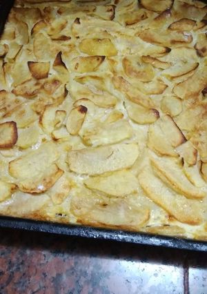 Una foto de Torta de manzana