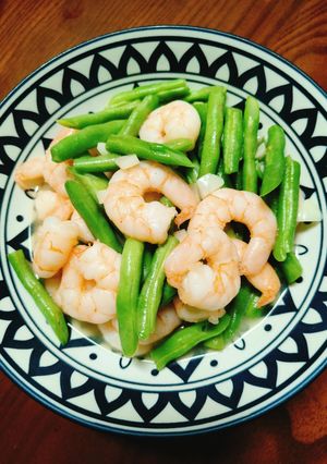 四季豆炒蝦仁🍤 的食譜成品照片