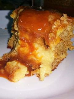 صورة لوصفة كيك الكاسترد والتوفي 😍