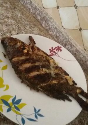 صورة لوصفة سمك مشوي  🍤