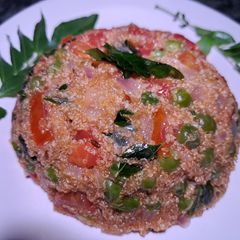 A picture of Roasted rajgira upma.