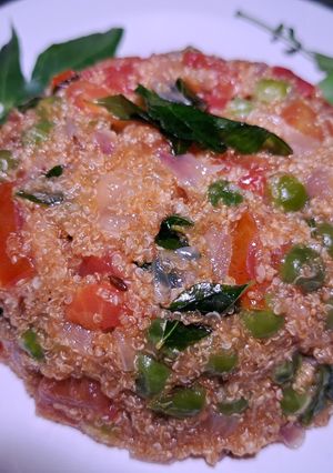 A picture of Roasted rajgira upma.