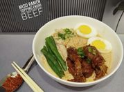 Gambar slice beef enoki