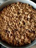 Sbriciolata integrale con noci e confettura di fichi