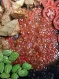 Sambel lalapan(kulit cempedak)