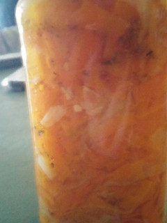 Una foto de Pickles caseros