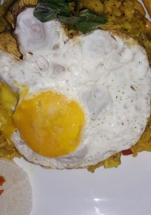 Una foto de Arroz con Pavita a lo Carmelita