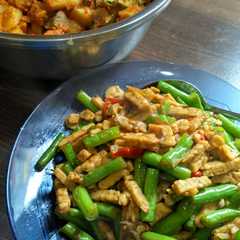 A picture of Tumis tempe buncis.