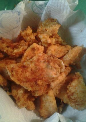 A picture of Battered fried chicken.