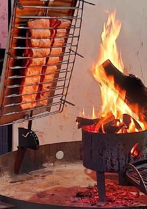 Una foto de Salmuera saborizada para costillar al asador
