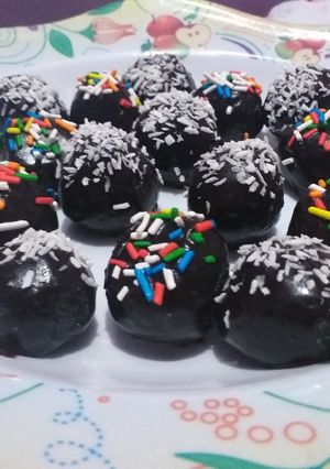 صورة لوصفة كرات الشوكولاتة اللذيذة 😋😍