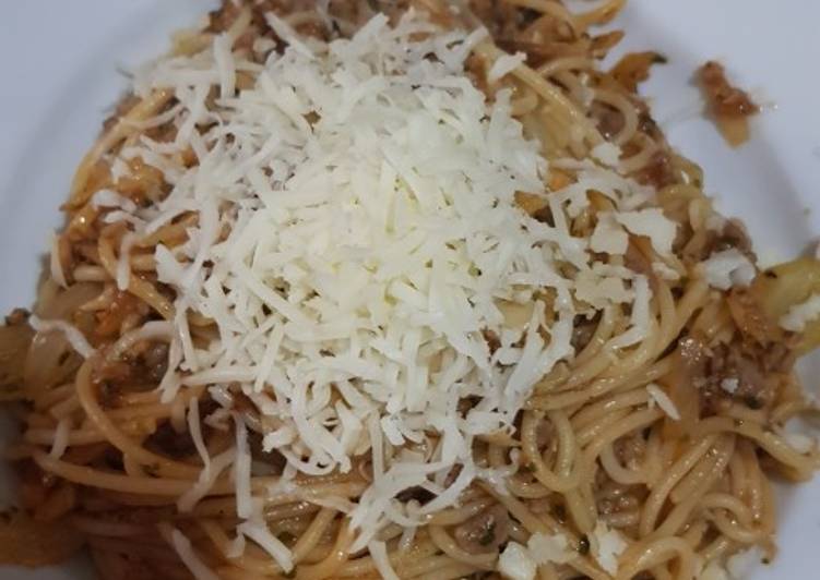 Spageti Bolognese untuk anak