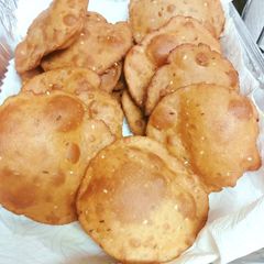 A picture of Jaggery Bhatura.