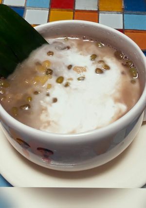 Foto resep Bubur kacang ijo expres (irit gas,no presto no rendam semalaman)