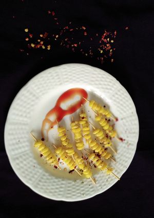 સ્વીટ કોન સ્ટિક રેસીપી મુખ્ય ફોટો