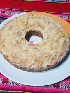 Una foto de Torta de manzana y peras (o naranjas)