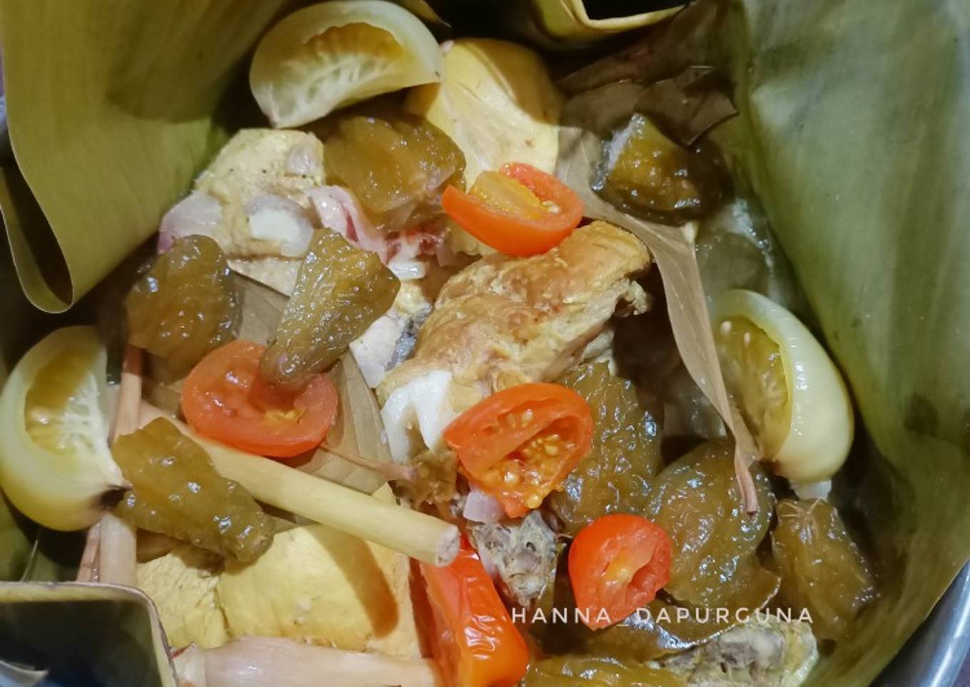 Garang asem ayam (mudah, cepat)