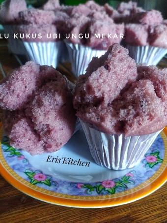 Langkah Gampang Membuat Resep Bolu Kukus Ubi Ungu Mekar yang Lezat Sekali Anti Ribet, Bisa Manjain Lidah
