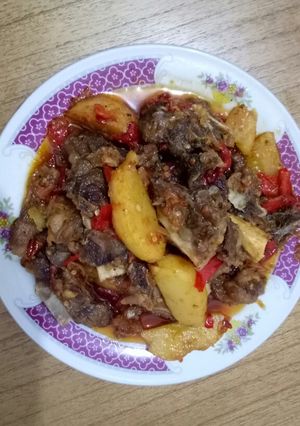 Foto resep Iga pedas cabe merah