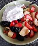 Tricia's Fruit Salad with Coconut Whipped Cream